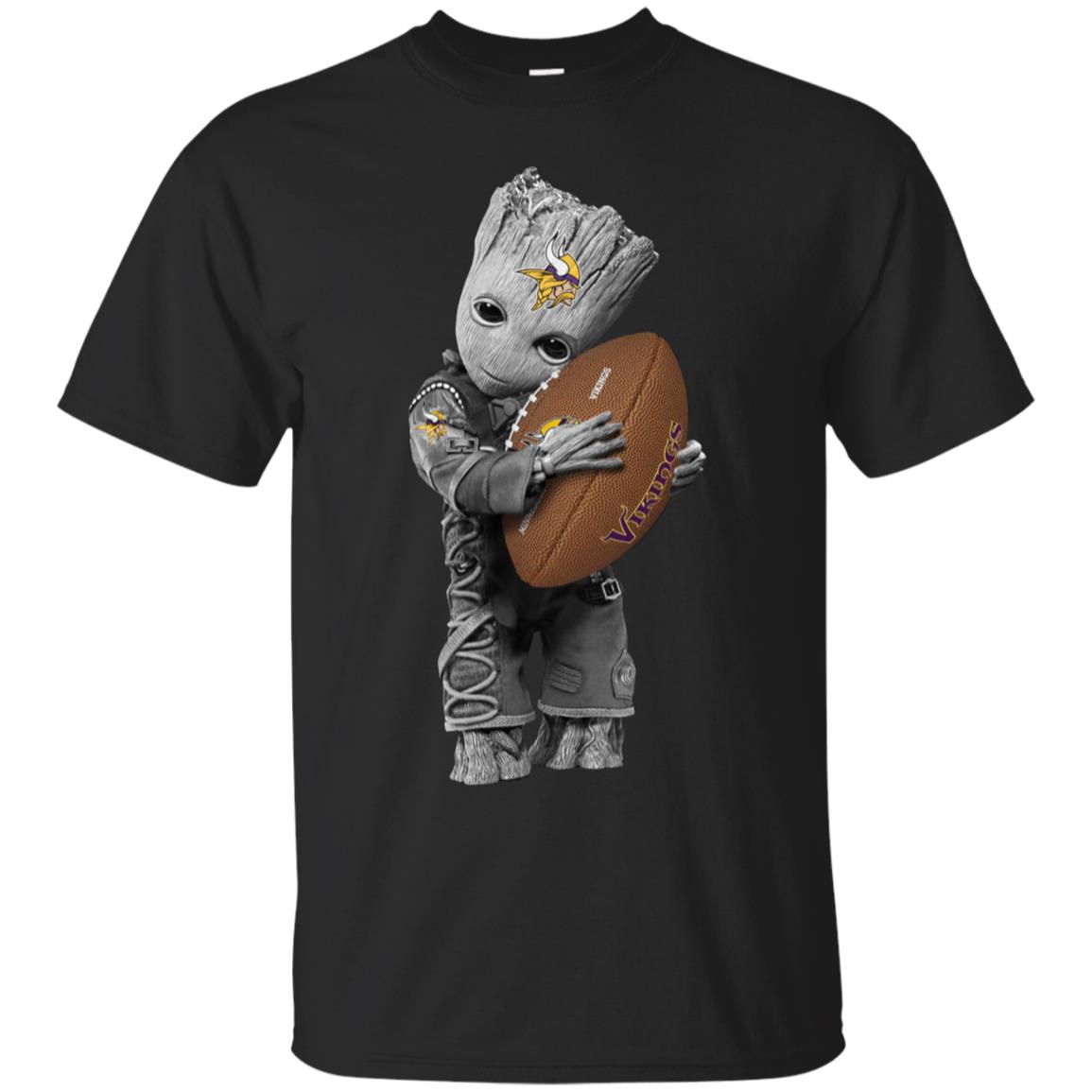 Baby Groot Hug Minnesota Vikings Shirt