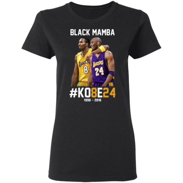 Kobe Bryant 8 24 Black Mamba Shirt