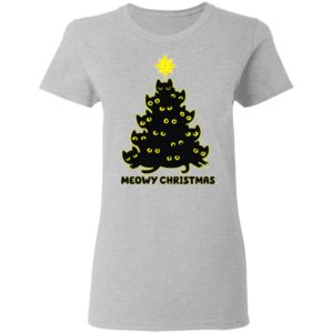 Cat Trees Meowy Christmas Shirt
