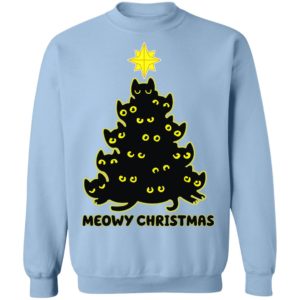 Cat Trees Meowy Christmas Shirt