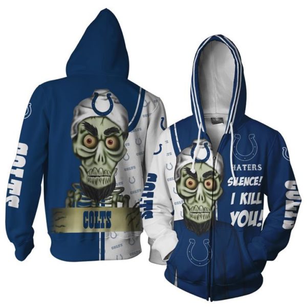 Indianapolis Colts Haters Silence I Kill You Achmed The Dead Terrorist 3D Printed Christmas Sweatshirt