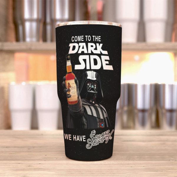 Darth Vader Come To The Dark Side We Have Sailor Jerry Tumbler Cup