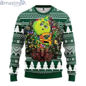 Nhl Minnesota Wild Grinch Hug Christmas Ugly Sweaterproduct photo 1