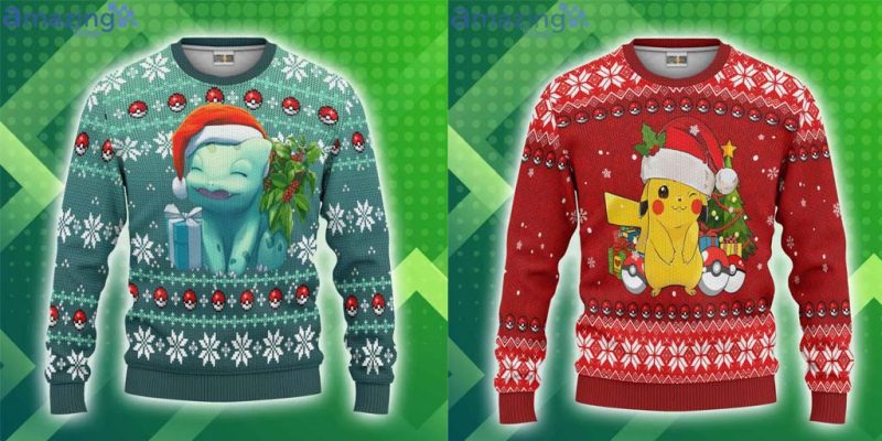 3 Cute Pokemon Christmas Sweaters That Can Be A Great Gift