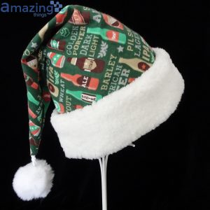Beer Drinkers Beer Bottle Christmas Santa Hat For Adult And Child Product Photo 1