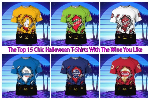 The Top 15 Chic Halloween T-Shirts With The Wine You Like
