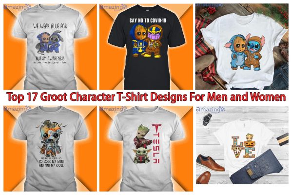 Top 17 Groot Character T-Shirt Designs For Men and Women