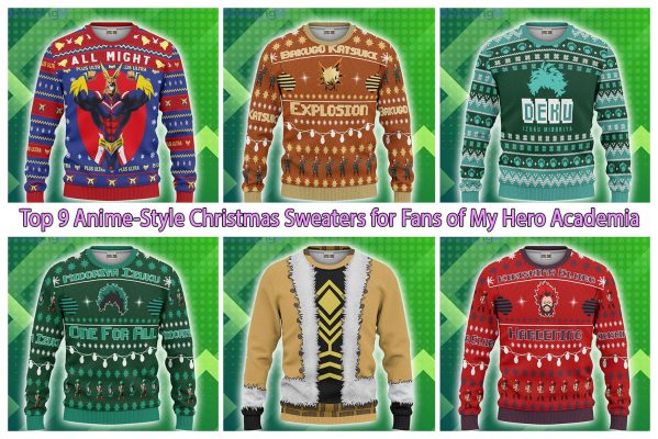 Top 9 Anime-Style Christmas Sweaters for Fans of My Hero Academia
