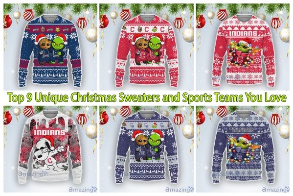 Top 9 Unique Christmas Sweaters and Sports Teams You Love