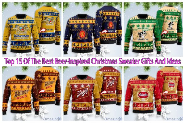 Top 15 Of The Best Beer-Inspired Christmas Sweater Gifts And Ideas
