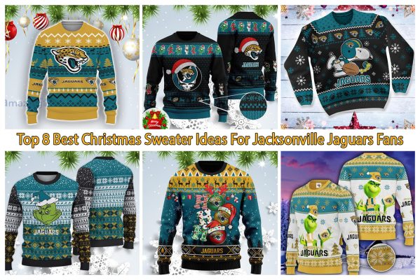 Top 8 Best Christmas Sweater Ideas For Jacksonville Jaguars Fans