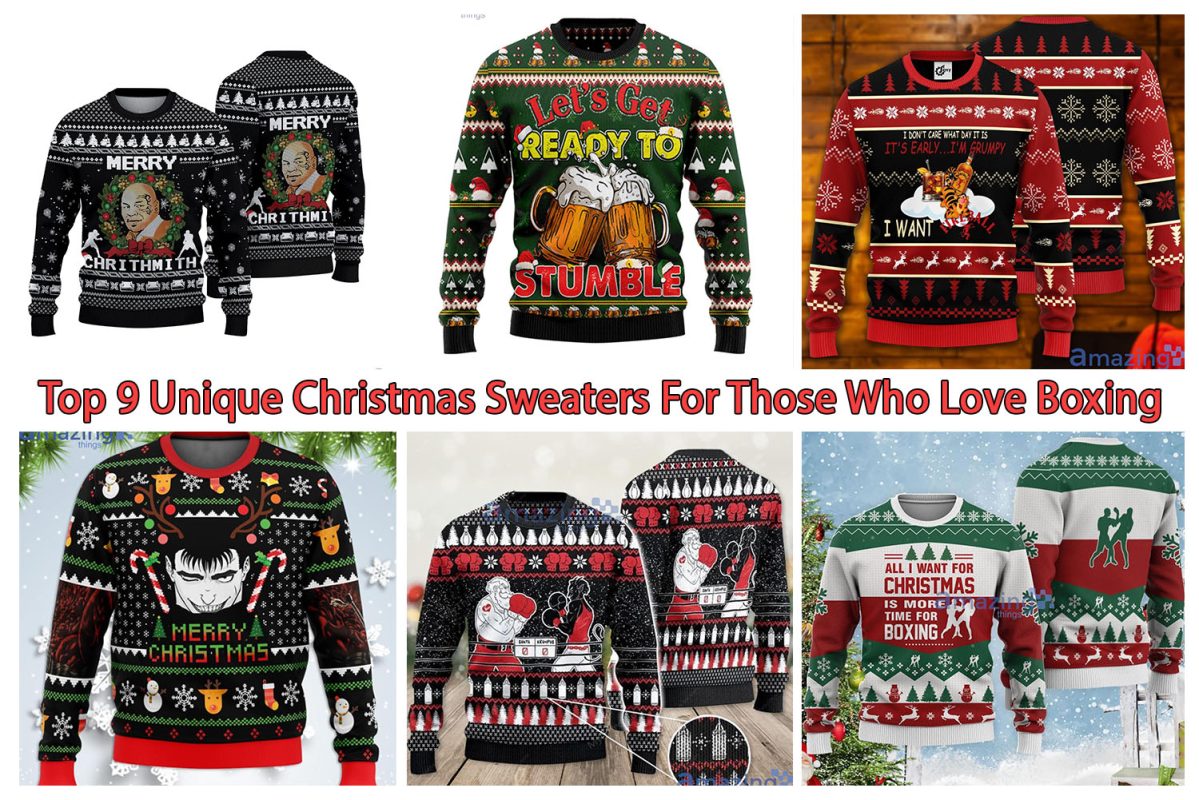 Top 9 Unique Christmas Sweaters For Those Who Love Boxing