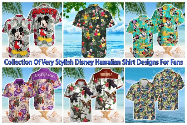 Collection Of Very Stylish Disney Hawaiian Shirt Designs For Fans