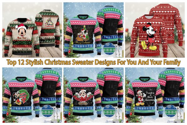 Top 12 Stylish Christmas Sweater Designs For You And Your Family